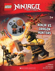 NINJA VS. DRAGON HUNTERS: ACTIVITY BOOK WITH MINIFIGURE