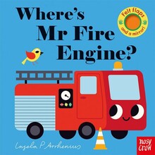 WHERE'S MR FIRE ENGINE?  (FELT FLAPS)