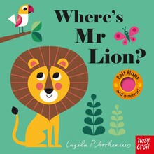 WHERE'S MR LION?  (FELT FLAPS)